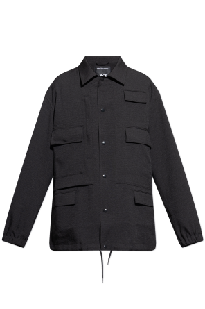 Black Wool jacket with pockets Versace - Vitkac Italy